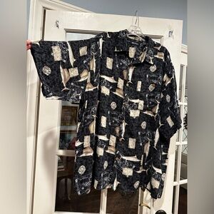 Men’s puritan button down sailfish shirt. Size XL